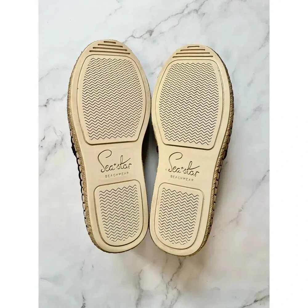 Sea Star Shoe Women Size 6 Espadrilles Cap Toe Mesh Casual Slip On Resort Cruise - Picture 6 of 10